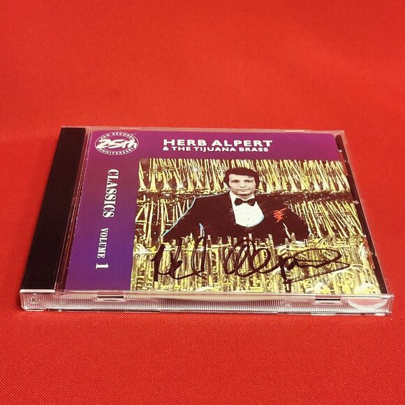 Herb Alpert & The Tijuana Brass Classics Volume 1 CD 1987 Signed - Picture 3 of 8